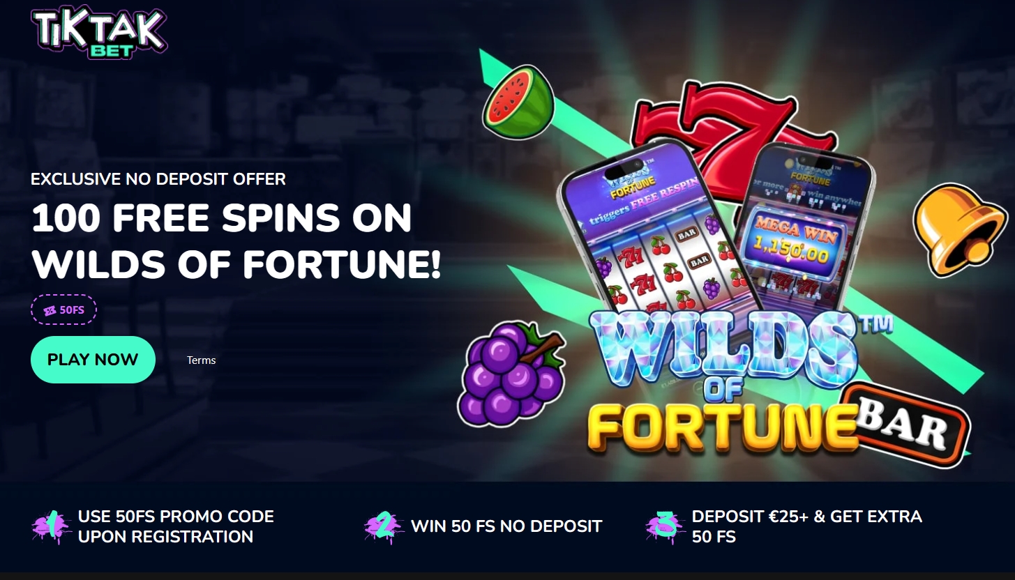 Screenshot Tik Tak Bet - Bonus Sans Dépôt 50 Tours Gratuits avec code 50FS